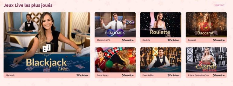 Sakura Slots Casino jeux live
