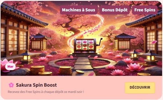 Sakura Slots Casino Spin boost